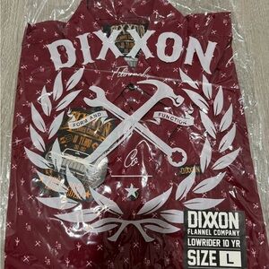 DIXXON Maroon Short Sleeve Bamboo with White Accents